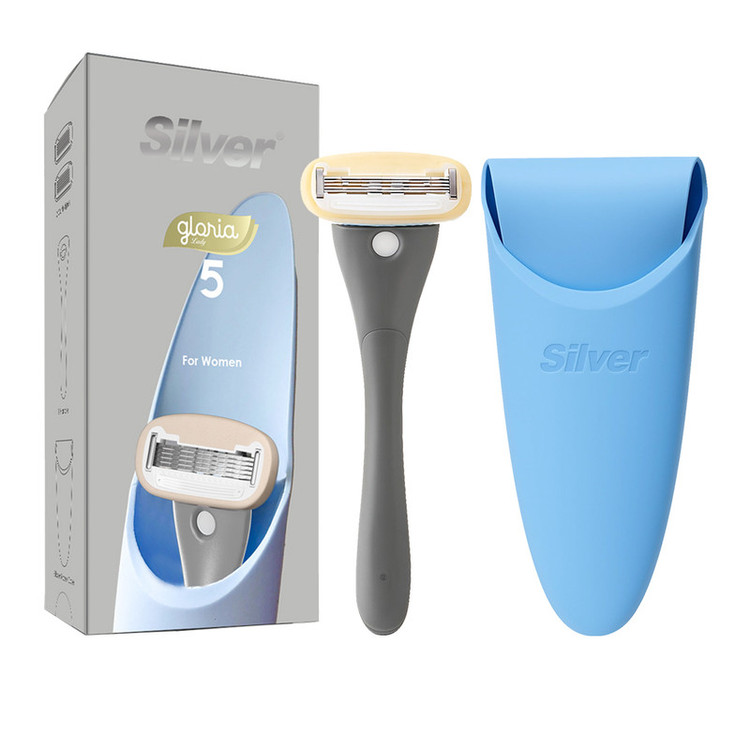خود تراش سیلور مدل Gloria5 System به همراه سری یدک