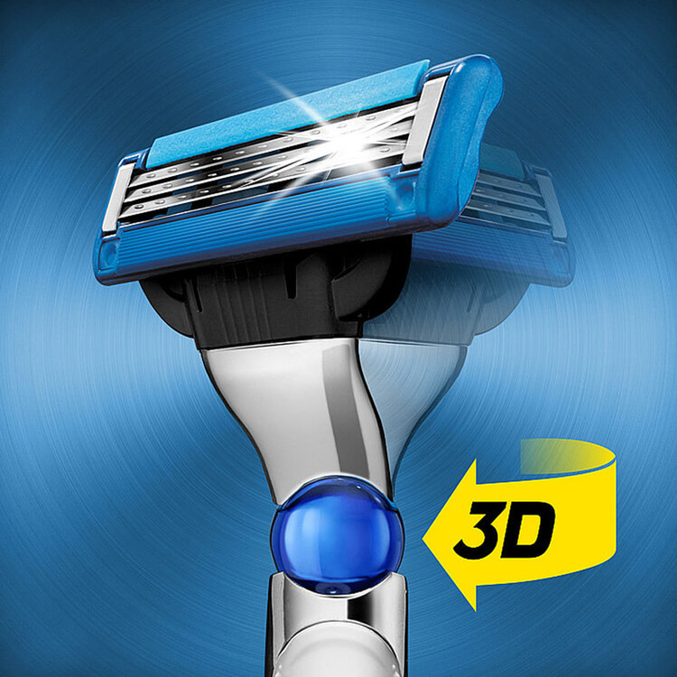 تیغ یدک ژیلت مدل Mach 3 Turbo بسته 4 عددی