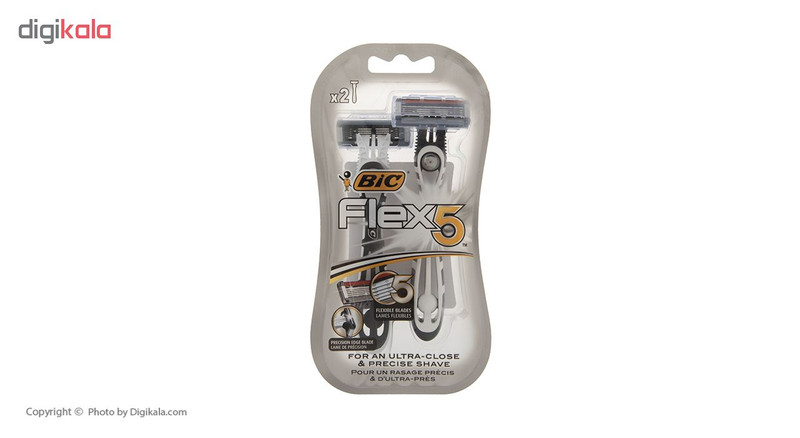 خود تراش بیک مدل Flex 5 بسته 2 عددی