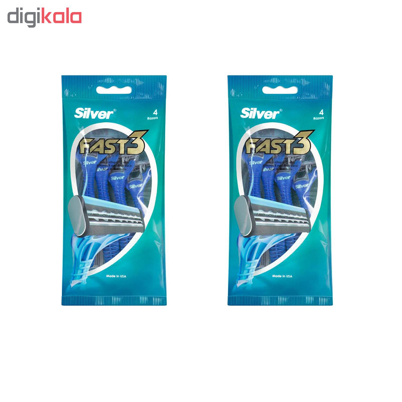 خود تراش سیلور مدل Fast 3 مجموعه 2 عددی
