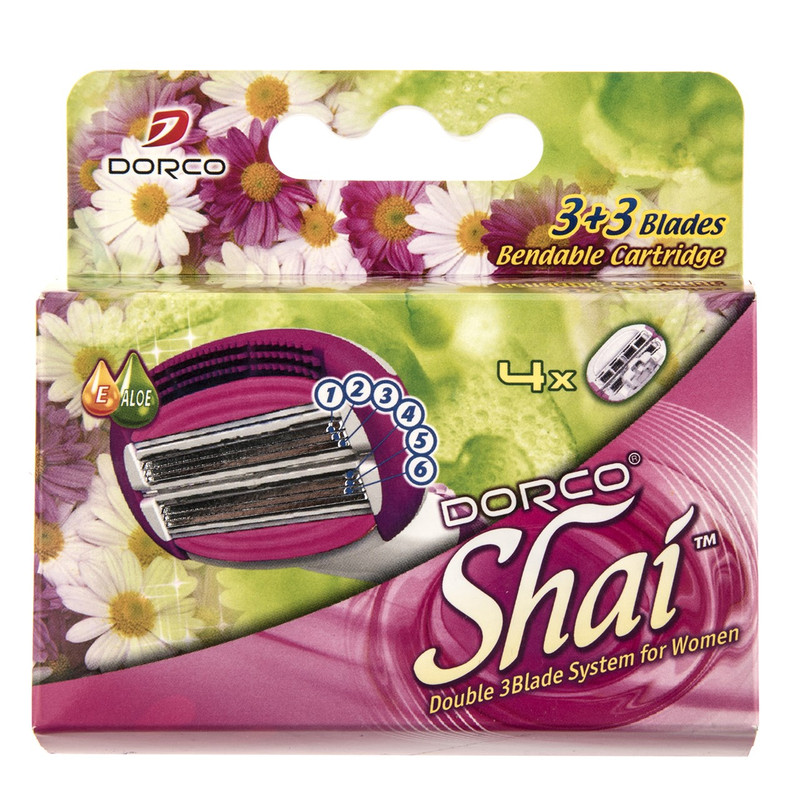 تیغ یدک دورکو مدل Shai 6 تحت لیسانس بسته 4 عددی