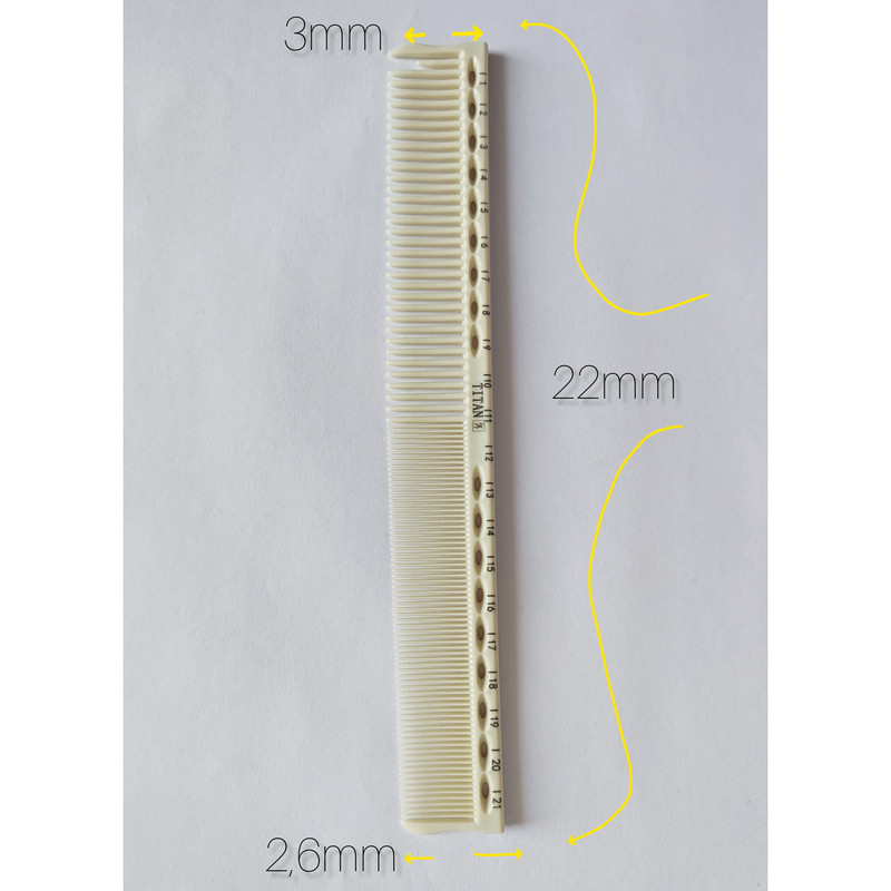 شانه مو تیتان کد 08 مجموعه 3 عددی