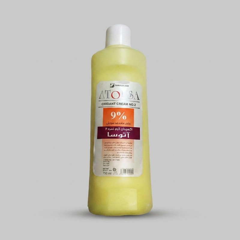 اکسیدان کرمی 750ml آتوسا مدل 9 درصد شماره 2