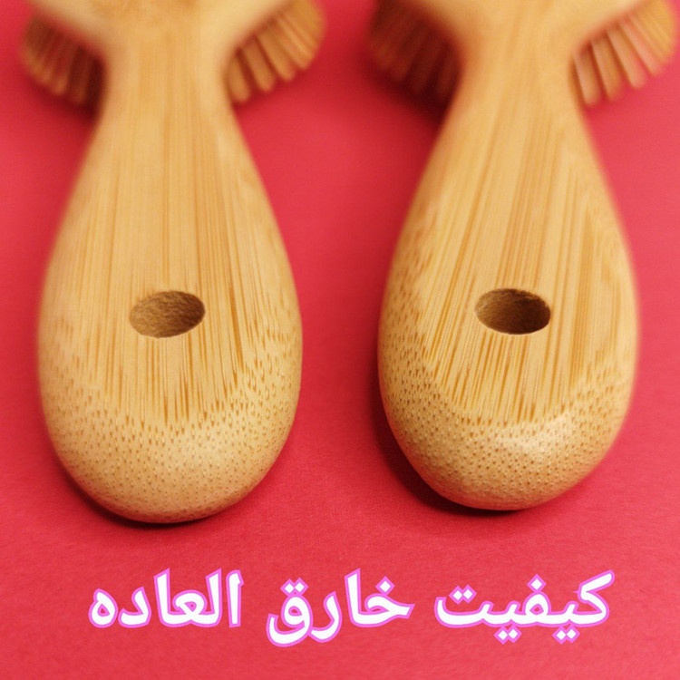 برس چوبی والنسی مدل چوب بامبو