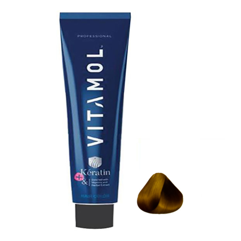 رنگ مو ویتامول سری Smoky شماره 7.1 حجم 120 میلی لیتر رنگ بلوند دودی متوسط