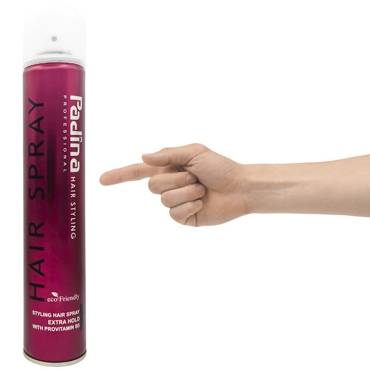 اسپری حالت دهنده مو پادینا مدل Extra Hold حجم 500 میلی لیتر مجموعه 3 عددی