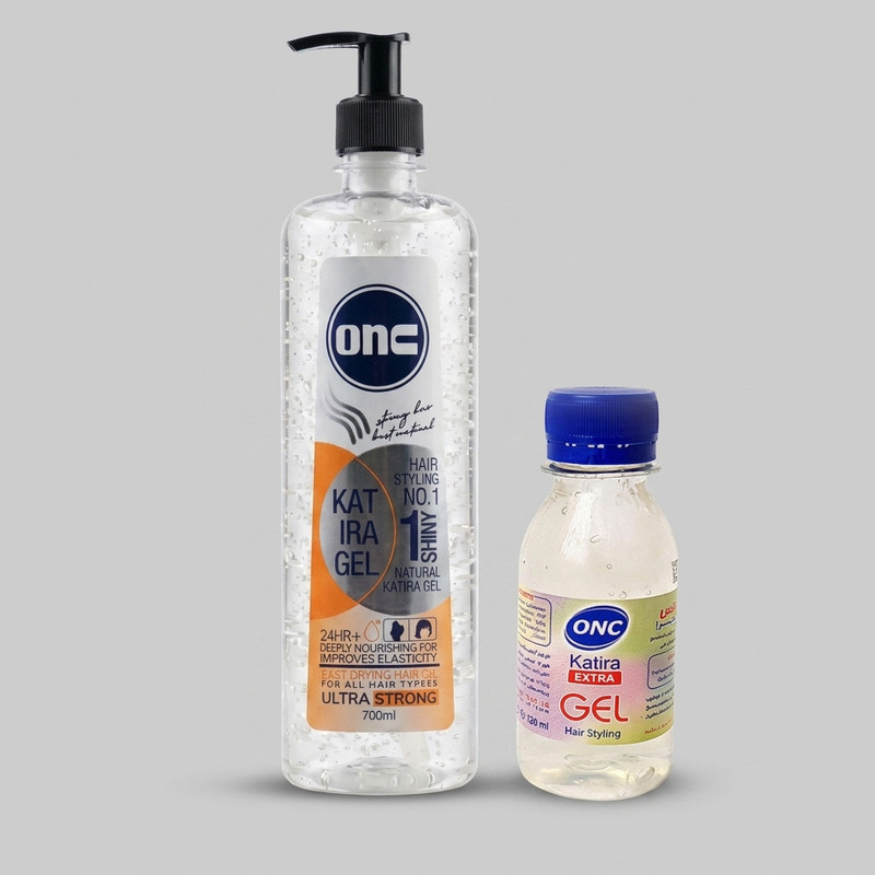 ژل مو انس مدل کتیرا حجم 700 میلی‌لیتر به همراه ژل مو انس کتیرا حجم 120 میلی‌لیتر