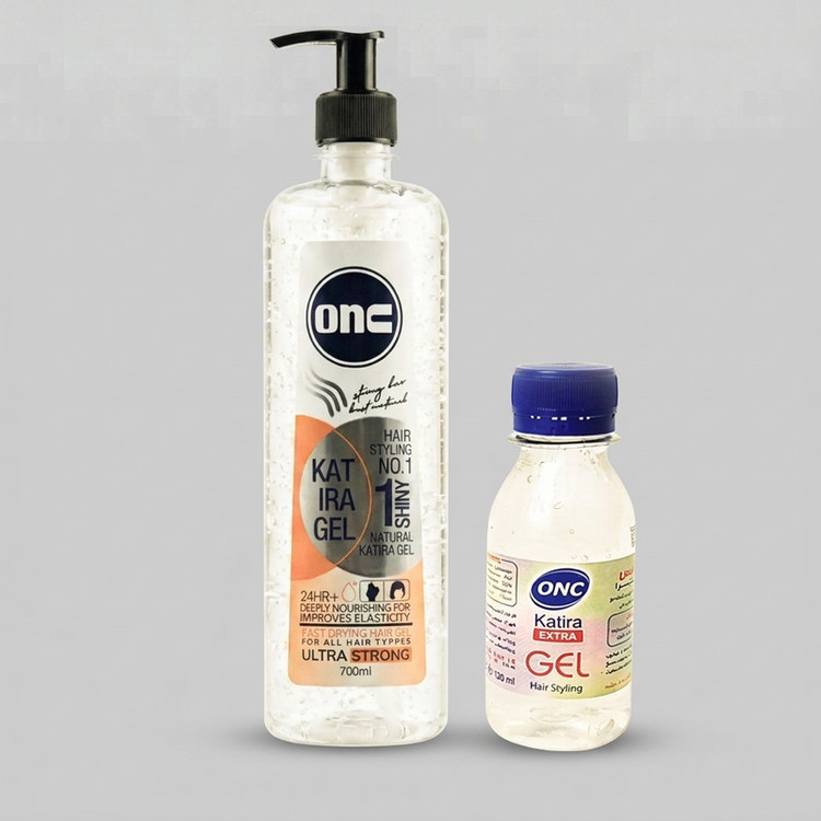 ژل مو انس مدل کتیرا حجم 700 میلیلیتر به همراه ژل مو انس کتیرا حجم 120 میلیلیتر