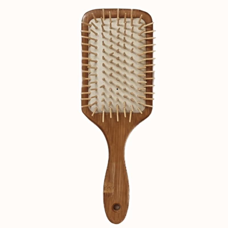برس مو مدل Wood bamboo