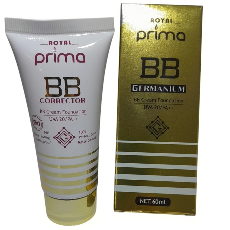 کرم پودر BB رویال پریما شماره 02 حجم 60 میلی لیتر
