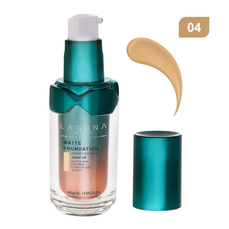 کرم پودر مایع لاگونا مدل MATTE شماره LMF04 مناسب برای پوست چرب و مختلط وزن 30 گرم