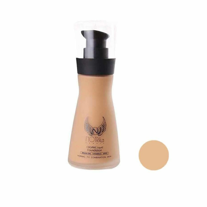 کرم پودر مایع SPF 8 نوتریکا مدل 01 شماره F11 مناسب برای انواع پوست حجم 30 میلی‌لیتر