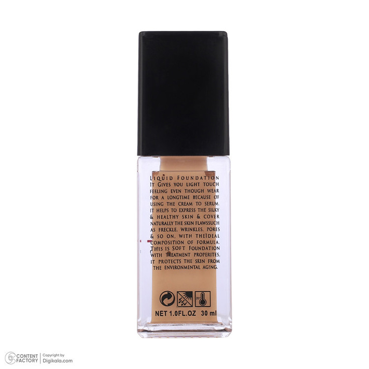 کرم پودر مایع SPF 15 روروسی مدل High Coverage شماره 213 حجم 30 میلیلیتر
