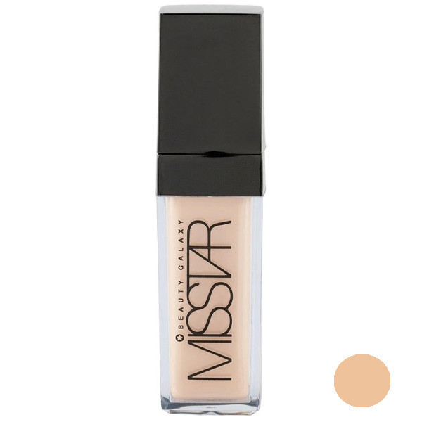 کرم پودر پمپی SPF15 میستار مدل BEAUTY GALAXY شماره MF102 مناسب برای انواع پوست حجم 40 میلیلیتر