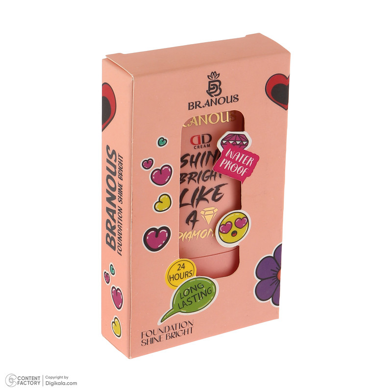 کرم پودر DD برانوس مدل PURE SCULPTING شماره 104 مناسب برای انواع پوست حجم 30 میلیلیتر