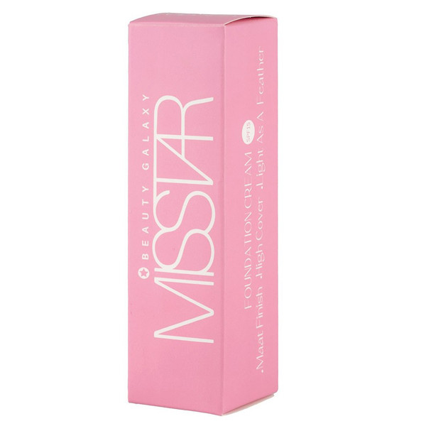 کرم پودر پمپی SPF15 میستار مدل BEAUTY GALAXY شماره MF301 مناسب برای انواع پوست حجم 40 میلیلیتر