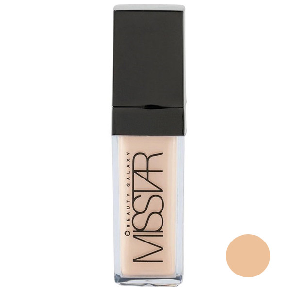 کرم پودر پمپی SPF15 میستار مدل BEAUTY GALAXY شماره MF301 مناسب برای انواع پوست حجم 40 میلیلیتر