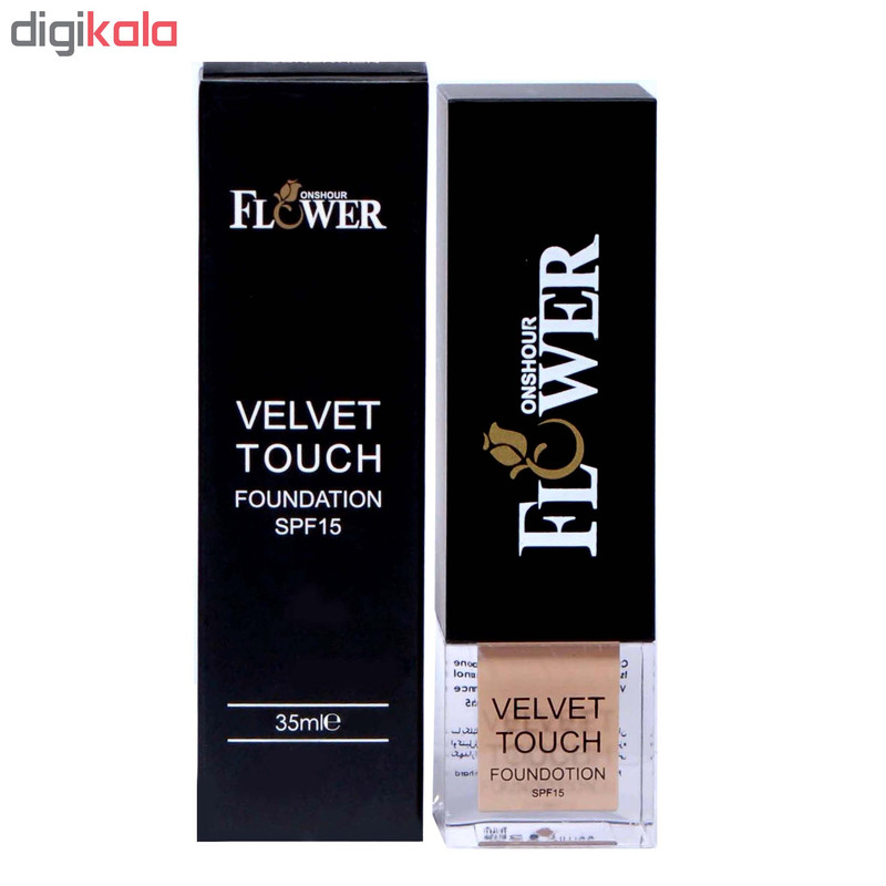 کرم پودر مایع انشور فلاور مدل Velvet Touch شماره 06 حجم 35 میلی لیتر