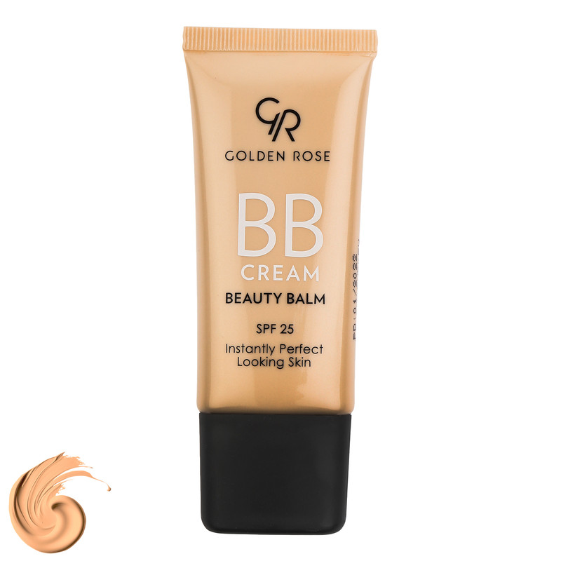 کرم پودر BB مایع SPF 25 گلدن رس مدل Beauty Balm شماره 02 مناسب برای انواع پوست حجم 30 میلیلیتر