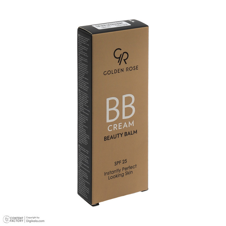 کرم پودر BB مایع SPF 25 گلدن رس مدل Beauty Balm شماره 02 مناسب برای انواع پوست حجم 30 میلیلیتر