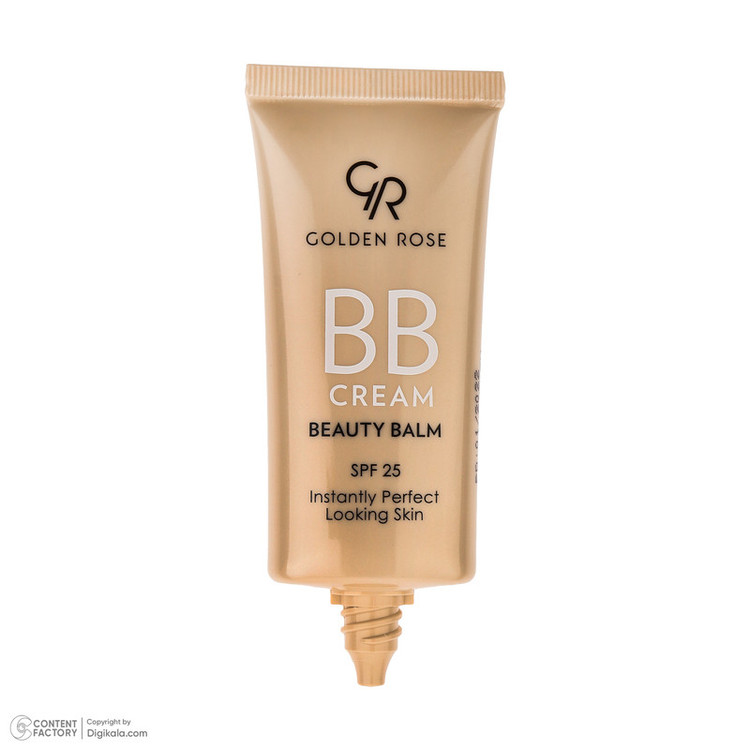 کرم پودر BB مایع SPF 25 گلدن رس مدل Beauty Balm شماره 02 مناسب برای انواع پوست حجم 30 میلیلیتر