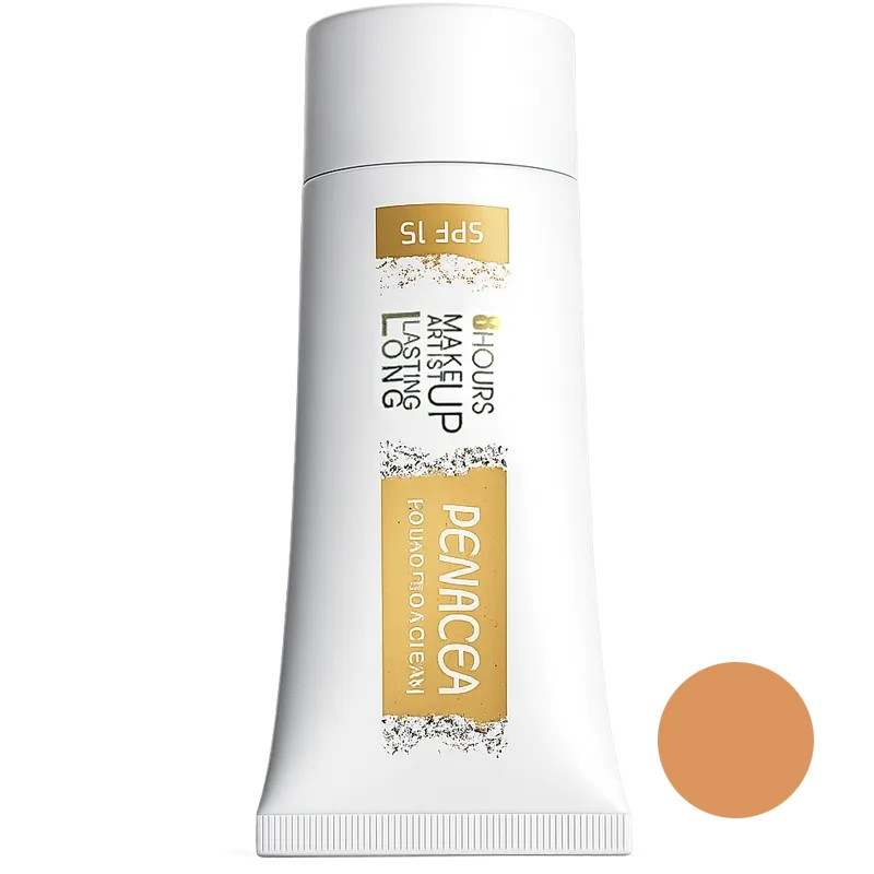 کرم پودر مایع SPF15 پنسیا مدل P2 شماره 02 مناسب برای انواع پوست حجم 30 میلی‌لیتر