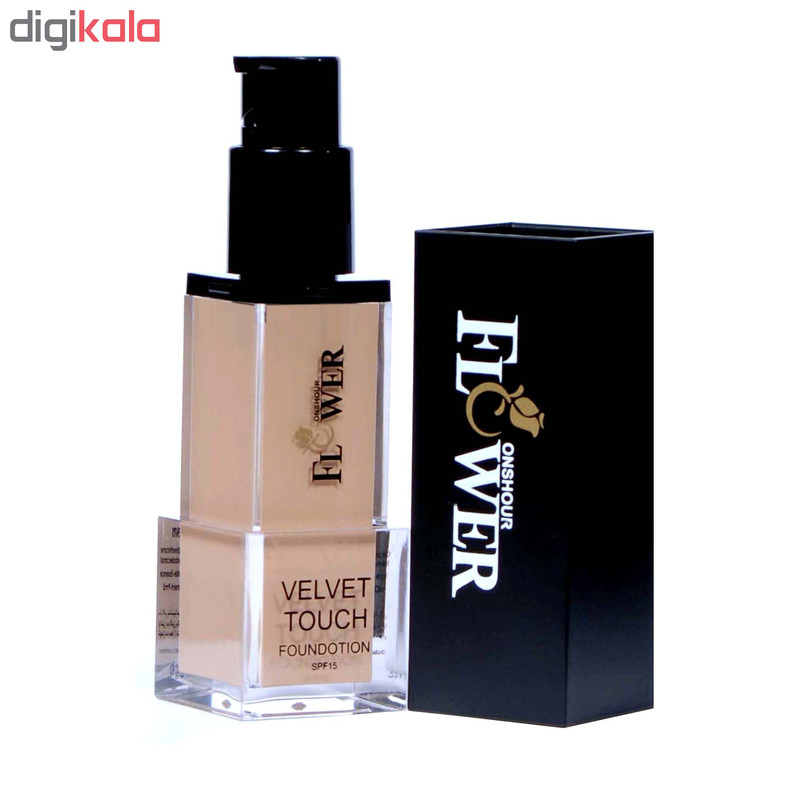 کرم پودر انشور فلاور مدل Velvet Touch شماره 01 حجم 35 میلی لیتر