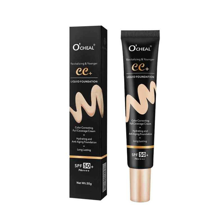 کرم پودر CC مایع SPF50 اوچیل مدل profesional شماره 02 مناسب برای انواع پوست حجم 30 میلی لیتر