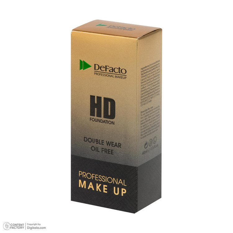 کرم پودر مایع دیفکتو مدل HD شماره F304 مناسب برای انواع پوست حجم 40 میلیلیتر