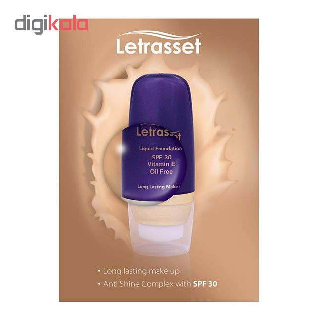 کرم پودر لتراست مدل Liquid Foundation شماره 4 حجم 35 میلی لیتر