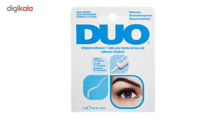 چسب مژه مصنوعی مدل Clear-White مقدار 7 گرم