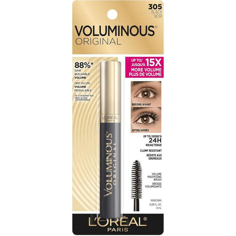 ریمل جدا کننده اورآل مدل Voluminous شماره 305 رنگ مشکی