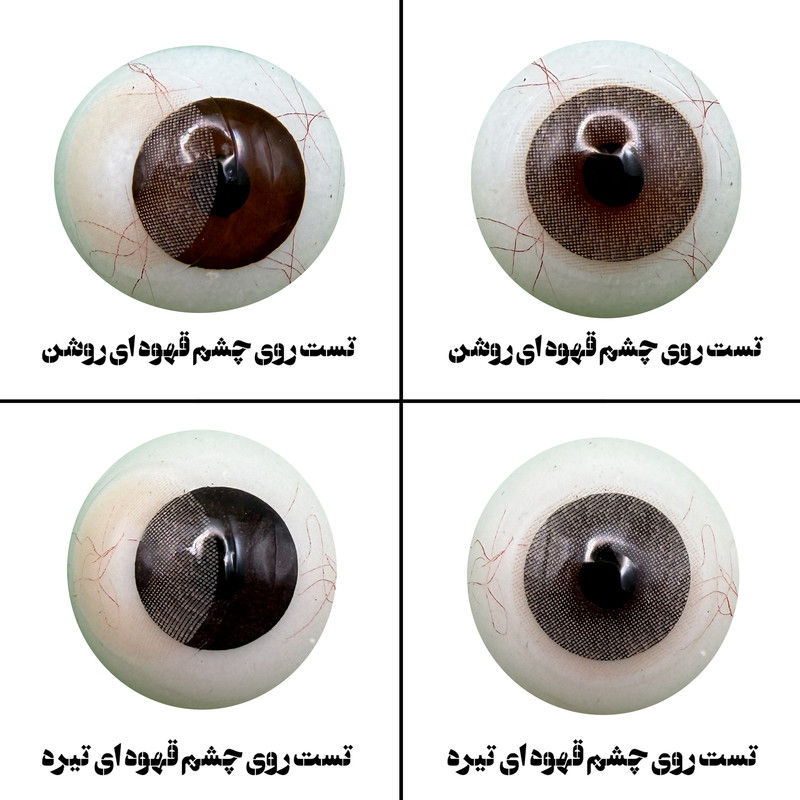 لنز چشم هرا مدل 14 فصلی کد SBA120 رنگ عسلی روشن بدون دور