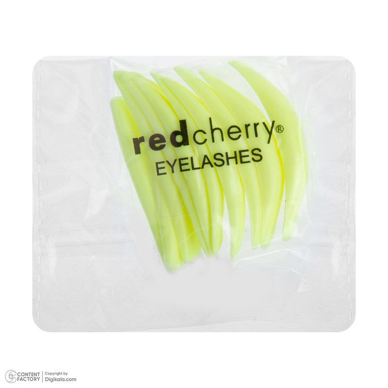 فرمژه رد چری مدل Colorful Silicone Pad بسته 10 عددی