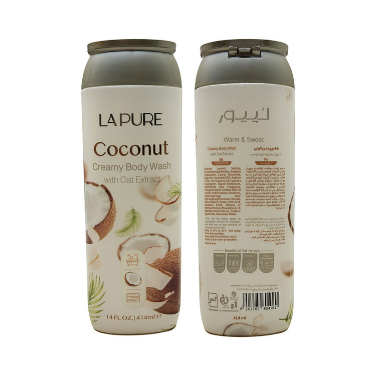 شامپو بدن لپیور مدل Coconut حجم 414 میلی لیتر مجموعه 2 عددی