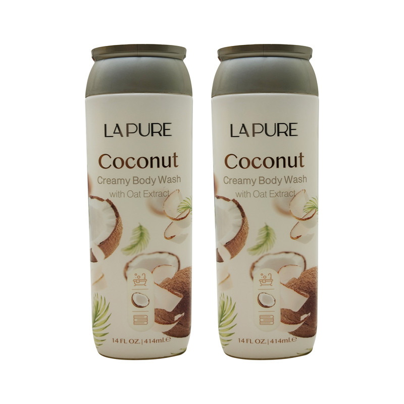 شامپو بدن لپیور مدل Coconut حجم 414 میلی لیتر مجموعه 2 عددی