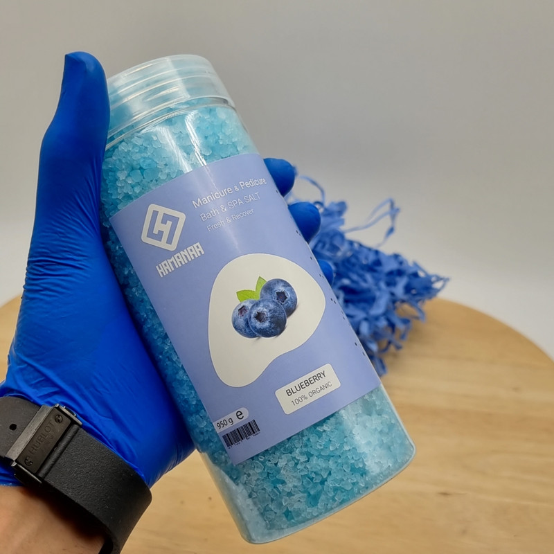 نمک حمام هامانا مدل Blueberry وزن 950 گرم