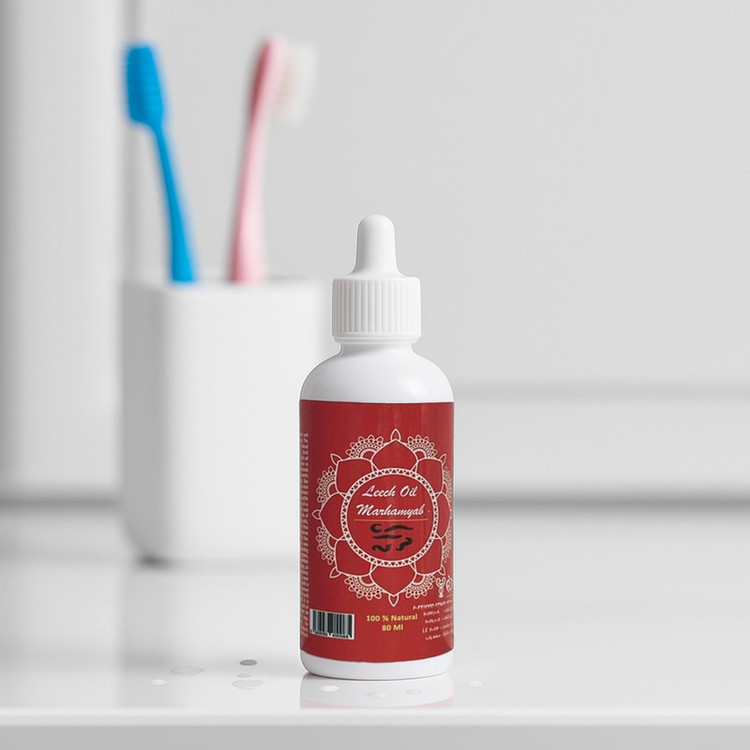 روغن بدن حجمدهنده و سفتکننده مرهم یاب مدل Leech Oil حجم 80 میلیلیتر با ترکیبات ارگانیک و ویتامینهای متنوع، افزایش گردش خون، کاهش ترک پوست و چینوچروک، مناسب بانوان و آقایان