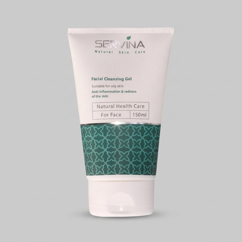 ژل شست‌وشوی صورت سروینا مخصوص پوست‌های چرب و مختلط مدل Oily Skin حجم 150میلی‌لیتر