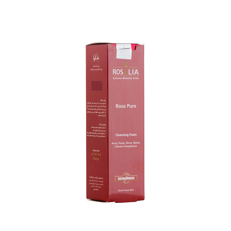 فوم پاککننده صورت رزالیا مدل Rosa Pure حجم 150 میلیلیتر