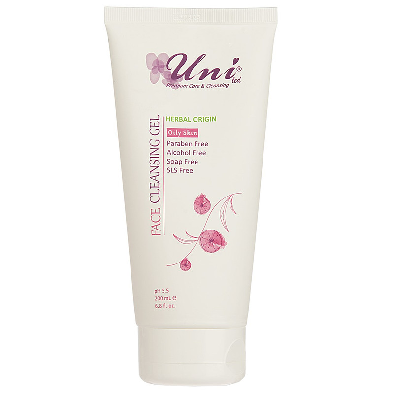 ژل شستوشوی صورت یونی لد سری Herbal Skin مدل Oily Skin حجم 200 میلیلیتر