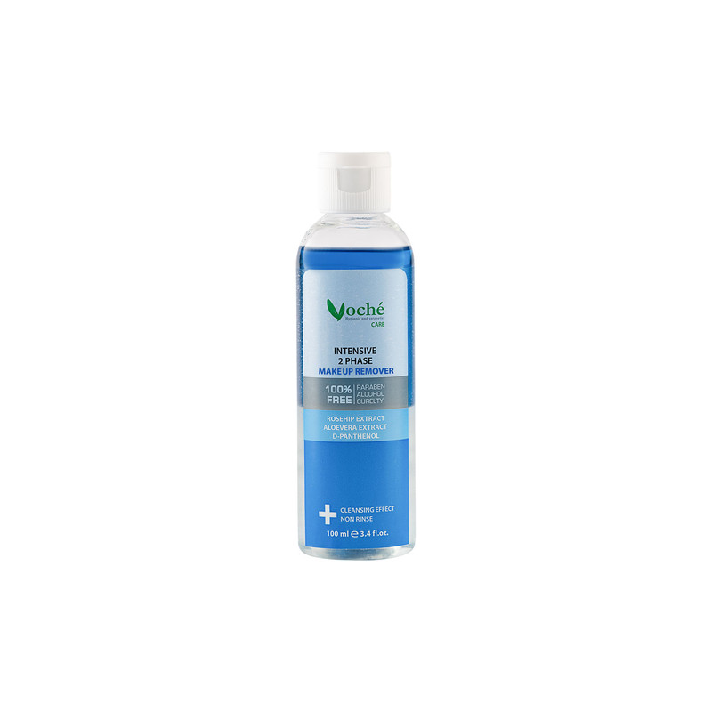 محلول پاک کننده آرایش چشم و لب دوفاز وچه مدل Aloe Vera حجم 100 میلی لیتر