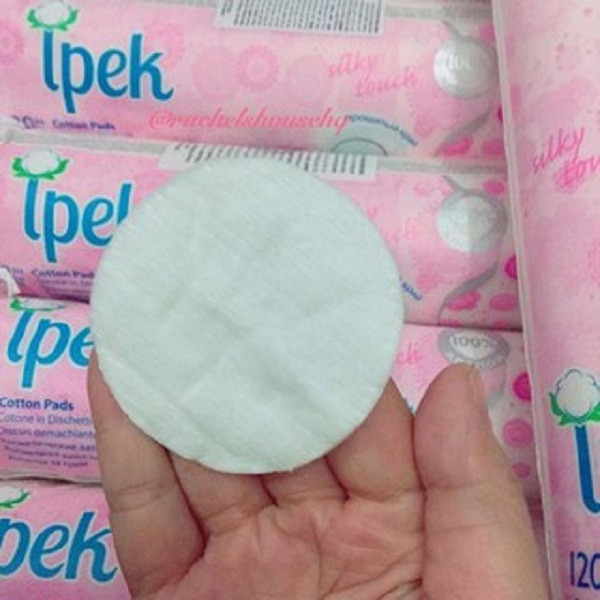پد پاک کننده آرایش ایپک مدل cotton مجموعه 2 عددی
