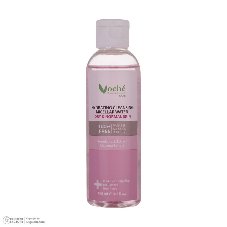 محلول پاک کننده آرایش چشم و لب وچه مدل Hydrating حجم 100 میلی لیتر