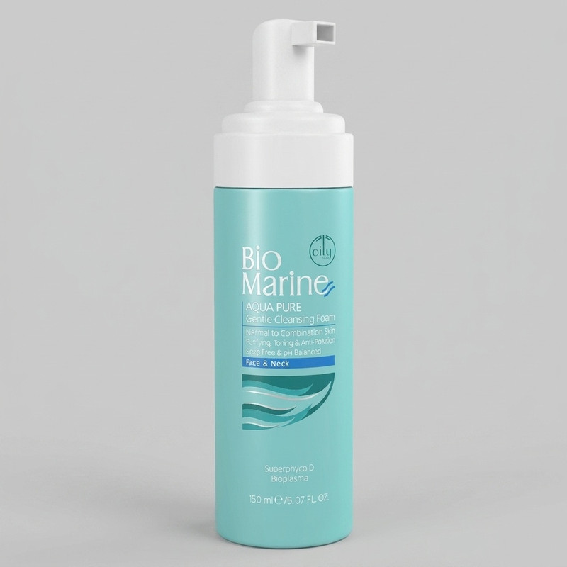 فوم شست‌وشوی صورت بایومارین مدل AQUA PURE حجم 150 میلی‌لیتر
