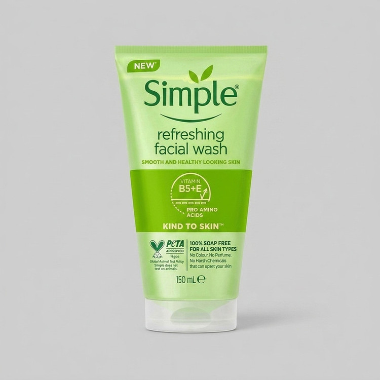 ژل شستوشوی صورت سیمپل مدل kind to skin حجم 150 میلیلیتر
