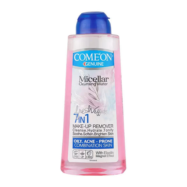 محلول پاک کننده آرایش صورت کامان مدل Oily Skin حجم 400 میلی لیتر