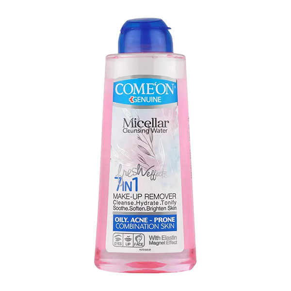 محلول پاک کننده آرایش صورت کامان مدل Oily Skin حجم 400 میلی لیتر