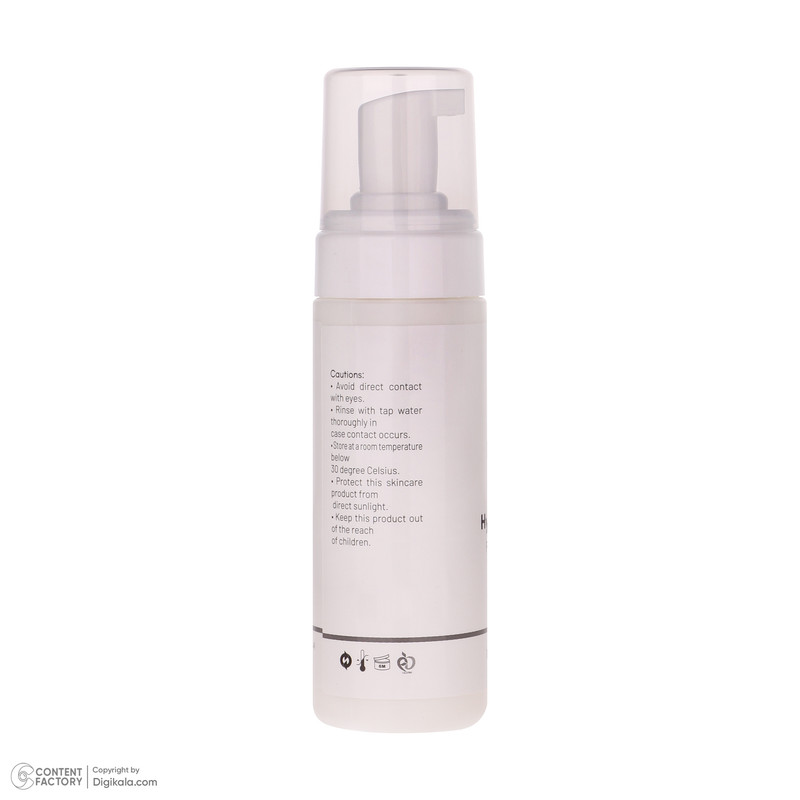 فوم شستشو صورت فولیسنس مدل Hyaluronic Acid مناسب پوستهای معمولی و خشک حجم 150 میلیلیتر