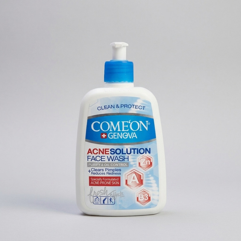 ژل شستشو صورت کامان مدل Acne حجم 500 میلی لیتر